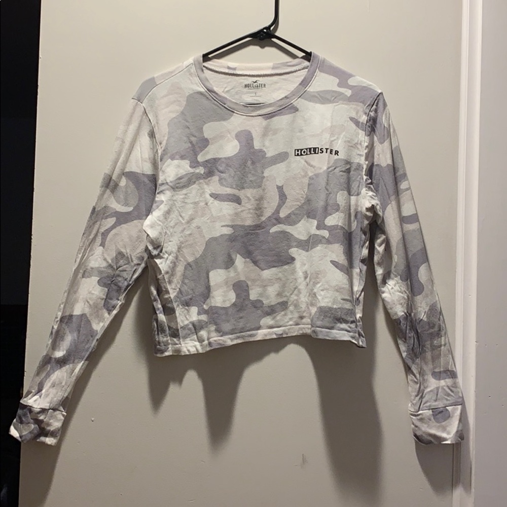 camo crop top